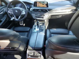 2016 BMW 7 Series 750i with VIN WBA7F0C5XGGL99549, listed as a Copart auction lot 41880015 with 54,181 mi miles and Salvage Title. Bid and sale history available at carsss.com. Image 8.