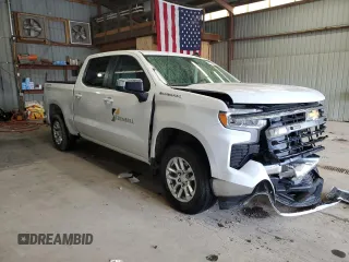 2023 Chevrolet Silverado 1500 LT with VIN 1GCUDDED8PZ259317, listed as a Copart auction lot 51103695 with 17,050 mi miles and Salvage Title. Bid and sale history available at carsss.com. Image 4.