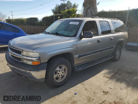 2001 Chevrolet Suburban LS with VIN 3GNEC16TX1G189524, listed as a Copart auction lot 47223945 with 193,201 mi miles and Salvage Title. Bid and sale history available at carsss.com. Image 1.