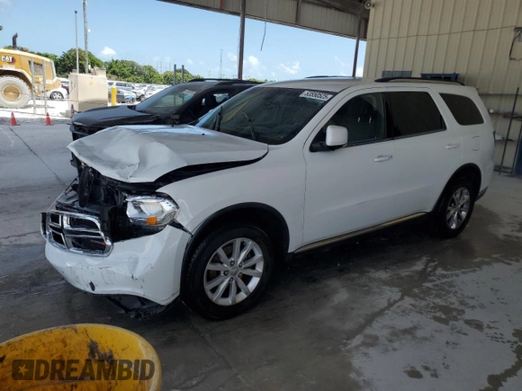 2015 Dodge Durango Limited with VIN 1C4RDHDG1FC800945, listed as a Copart auction lot 53550525 with 122,330 mi miles and Salvage Title. Bid and sale history available at carsss.com. Image 1.