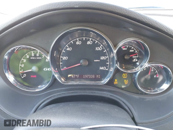 2010 Pontiac G6 w/1SC with VIN 1G2ZA5E08A4109511, listed as a IAAI auction lot 41363861 with 197,338 mi miles. Bid and sale history available at carsss.com. Image 16.