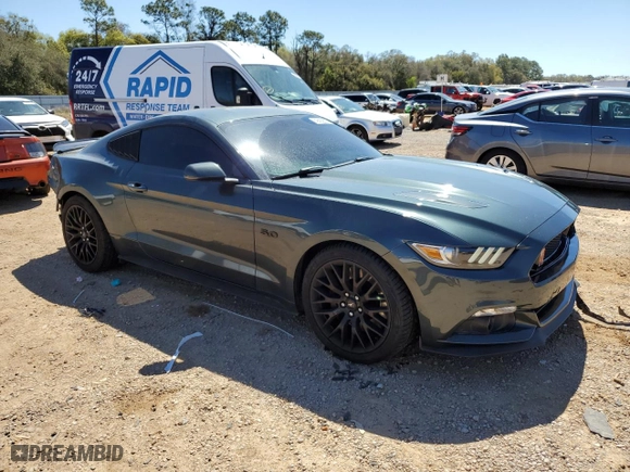 2016 Ford Mustang GT with VIN 1FA6P8CF5G5235923, listed as a Copart auction lot 49459635 with 79,069 mi miles and Salvage Title. Bid and sale history available at carsss.com. Image 4.