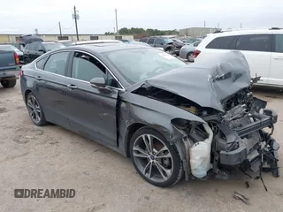 2017 Ford Fusion Titanium with VIN 3FA6P0K93HR416160, listed as a IAAI auction lot 41636451 with 100,383 mi miles. Bid and sale history available at carsss.com. Image 1.