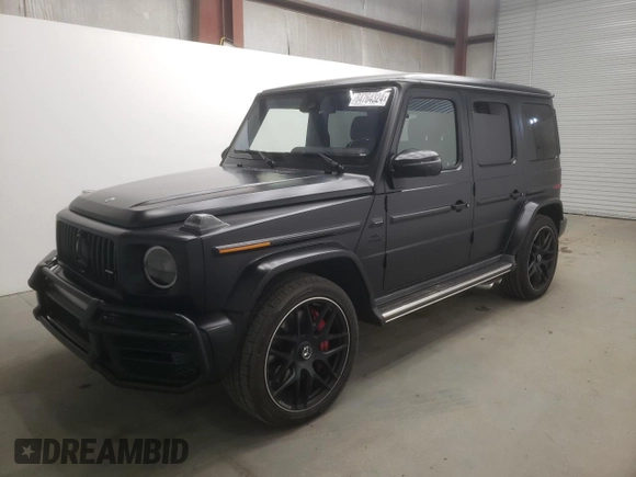 2022 Mercedes-Benz G 63 AMG with VIN W1NYC7HJ2NX444083, listed as a Copart auction lot 64764324 with 7,909 mi miles and Salvage title. Bid and sale history available at DreamBid. Image 1.