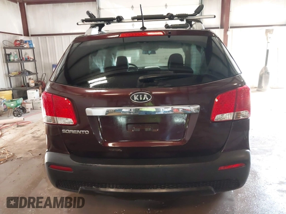 2013 Kia Sorento LX with VIN 5XYKT4A27DG315059, listed as a IAAI auction lot 41571574 with 217,527 mi miles. Bid and sale history available at carsss.com. Image 17.