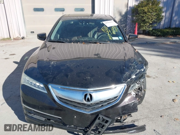 2015 Acura TLX Tech with VIN 19UUB1F51FA014434, listed as a IAAI auction lot 40791595 with 104,757 mi miles. Bid and sale history available at carsss.com. Image 12.