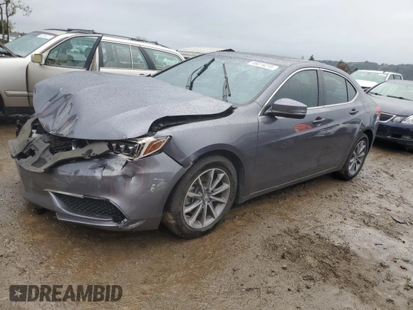 2018 Acura TLX w/Technology Pkg with VIN 19UUB1F58JA005741, listed as a Copart auction lot 49314215 with 58,597 mi miles and Salvage Title. Bid and sale history available at carsss.com. Image 1.