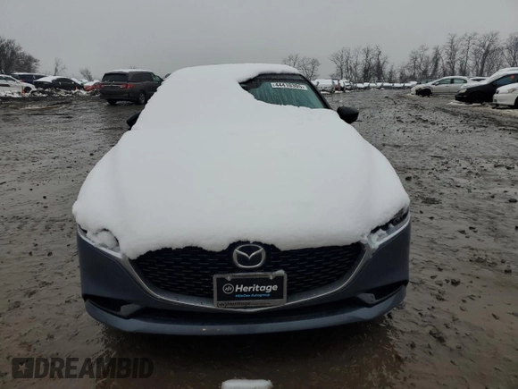 2025 Mazda 3 S Carbon Edition with VIN JM1BPBCM0S1757508, listed as a Copart auction lot 44410305 with 358 mi miles and Salvage Title. Bid and sale history available at DreamBid. Image 5.