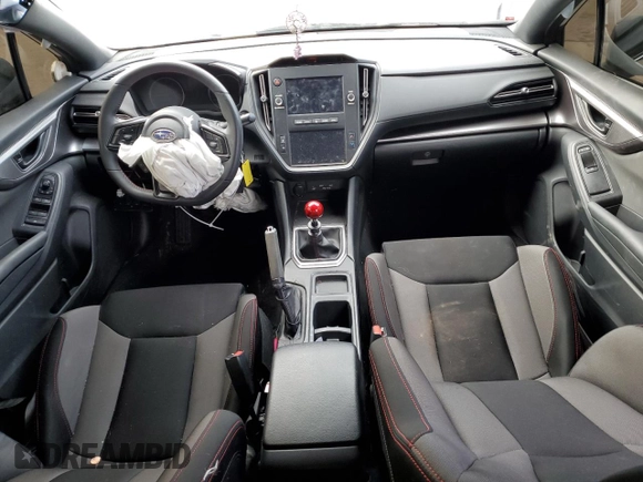 2022 Subaru WRX with VIN JF1VBAA65N9026224, listed as a Copart auction lot 46151245 with 17,930 mi miles and Salvage Title. Bid and sale history available at carsss.com. Image 8.