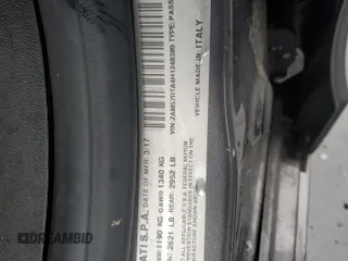 2017 Maserati Ghibli S Q4 z VIN ZAM57RTA4H1248389, wystawiony jako Copart lot #85218514 z przebiegiem 68 272 mil mil oraz Szkody całkowita. Historia ofert i sprzedaży dostępna na DreamBid. Obrazek 12.