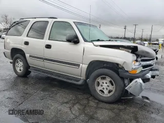 2004 Chevrolet Tahoe LS with VIN 1GNEC13V44J301307, listed as a Copart auction lot 45314165 with 202,080 mi miles and Salvage Title. Bid and sale history available at carsss.com. Image 4.