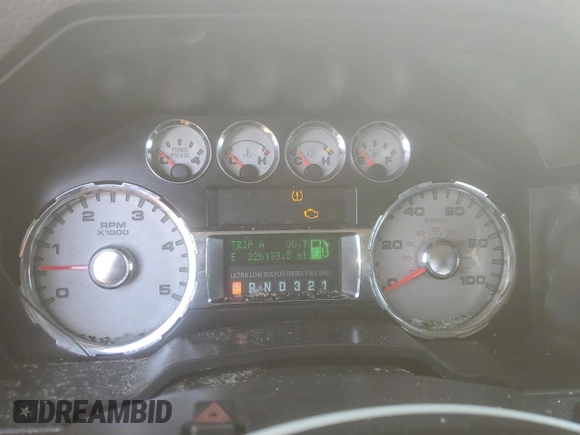 2010 Ford F-250 XL with VIN 1FTSW2BR3AEA67890, listed as a Copart auction lot 55659875 with 226,139 mi miles and Salvage title. Bid and sale history available at DreamBid. Image 9.