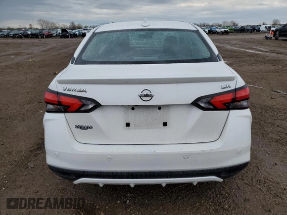 2021 Nissan Versa SR with VIN 3N1CN8FV2ML923513, listed as a Copart auction lot 54271005 with 201,657 mi miles and Salvage title. Bid and sale history available at DreamBid. Image 6.