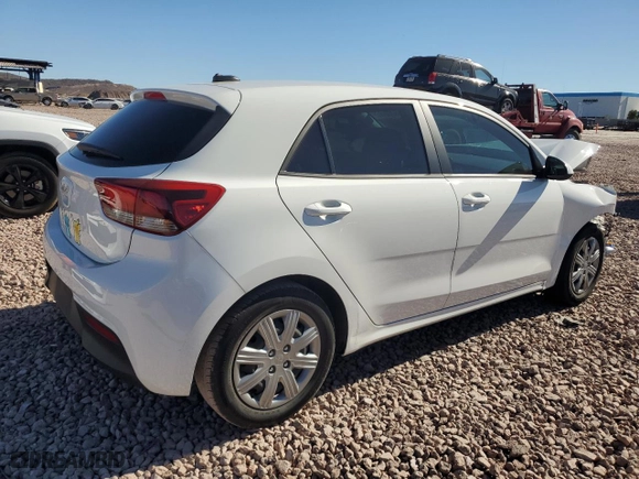 2022 Kia Rio 5-Door S with VIN 3KPA25AD4NE444297, listed as a Copart auction lot 88370405 with 60,011 mi miles and Salvage Title. Bid and sale history available at carsss.com. Image 3.