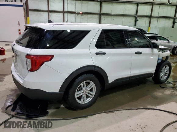 2022 Ford Explorer with VIN 1FMSK7BH2NGB03588, listed as a Copart auction lot 45590645 with 91,453 mi miles and Salvage title. Bid and sale history available at DreamBid. Image 3.