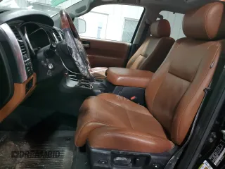 2018 Toyota Sequoia Platinum with VIN 5TDDY5G16JS158153, listed as a Copart auction lot 42144005 with 140,675 mi miles and Salvage Title. Bid and sale history available at carsss.com. Image 7.