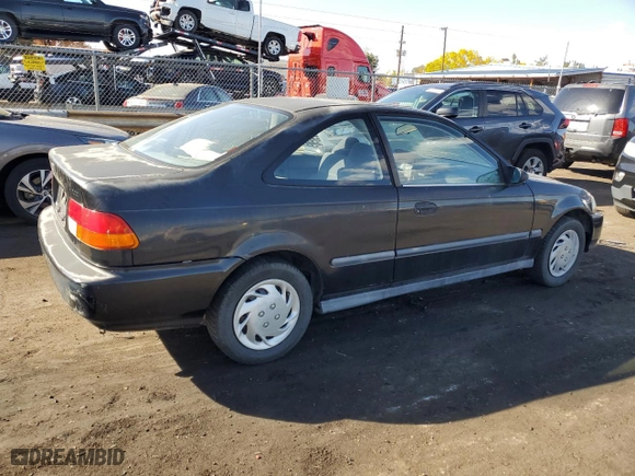 1996 Honda Civic DX with VIN 1HGEJ6224TL025900, listed as a Copart auction lot 78039514 with 291,924 mi miles and Clean Title. Bid and sale history available at carsss.com. Image 3.