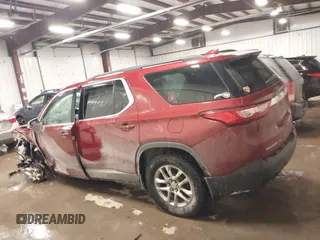 2021 Chevrolet Traverse LT Cloth with VIN 1GNEVGKW8MJ124350, listed as a IAAI auction lot 41456704 with 121,336 mi miles. Bid and sale history available at carsss.com. Image 14.