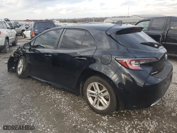 2019 Toyota Corolla Hatchback SE with VIN JTNK4RBE2K3048445, listed as a Copart auction lot 87956775 with 97,195 mi miles and Salvage Title. Bid and sale history available at carsss.com. Image 2.