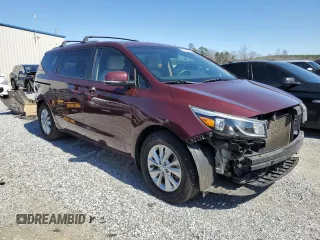 2015 Kia Sedona LX with VIN KNDMB5C15F6020392, listed as a Copart auction lot 49422195 with 176,461 mi miles and Salvage Title. Bid and sale history available at carsss.com. Image 4.