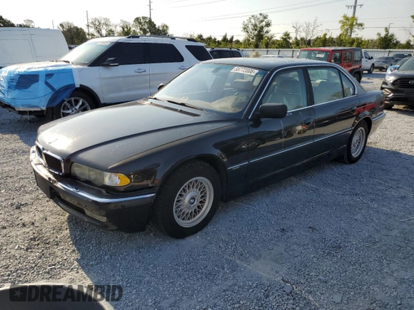 2001 BMW 7 Series 740iL с VIN WBAGH83441DP29663, выставлен на аукционе Copart как лот 55772005 с пробегом Не указан миль и Чистый • Clean title. История ставок и продаж доступна на DreamBid. Изображение 1.
