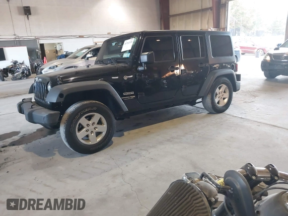 2018 Jeep Wrangler Unlimited Sport S with VIN 1C4HJWDG5JL888349, listed as a IAAI auction lot 40764318 with 61,419 mi miles and . Bid and sale history available at DreamBid. Image 19.