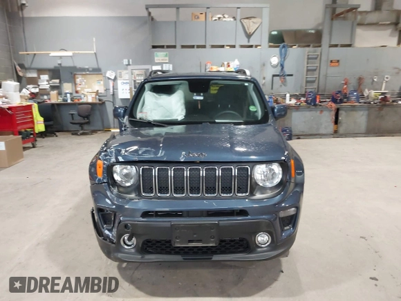 2020 Jeep Renegade Latitude with VIN ZACNJBBBXLPL56884, listed as a IAAI auction lot 39932114 with 27,431 mi miles. Bid and sale history available at carsss.com. Image 12.