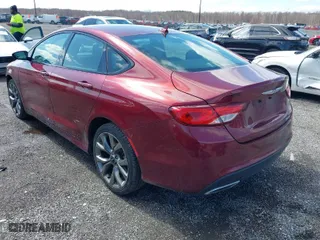 2015 Chrysler 200 S with VIN 1C3CCCBG2FN638802, listed as a IAAI auction lot 41787441 with 129,779 mi miles. Bid and sale history available at carsss.com. Image 3.