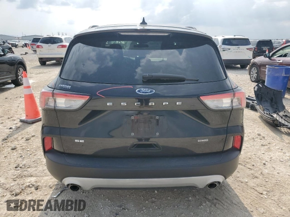 2020 Ford Escape SE Sport Hybrid with VIN 1FMCU0BZ5LUB81201, listed as a Copart auction lot 54556585 with 62,284 mi miles and Salvage title. Bid and sale history available at DreamBid. Image 6.