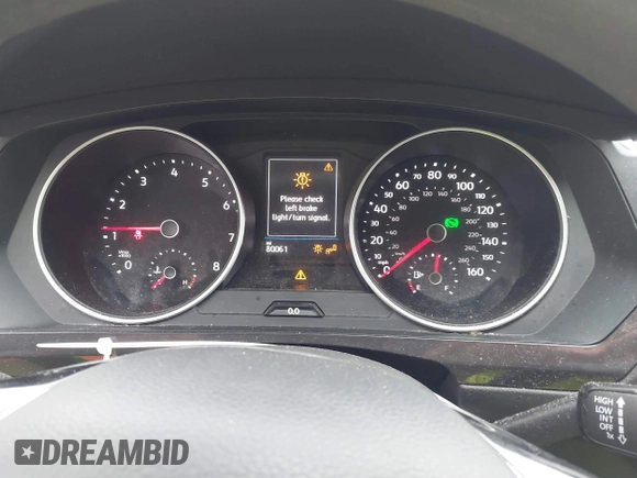 2021 Volkswagen Tiguan S with VIN 3VV0B7AX3MM026708, listed as a IAAI auction lot 41527399 with 80,061 mi miles and . Bid and sale history available at DreamBid. Image 7.
