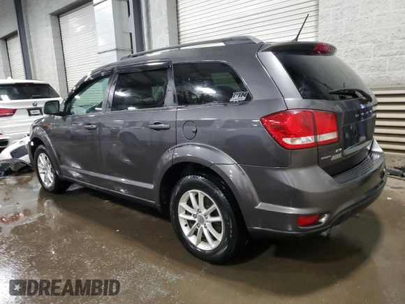 2015 Dodge Journey SXT with VIN 3C4PDDBG6FT600909, listed as a Copart auction lot 46151545 with 121,827 mi miles and Salvage Title. Bid and sale history available at DreamBid. Image 2.