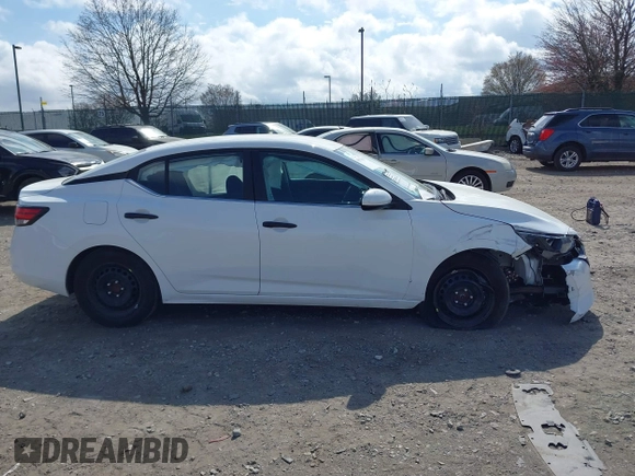 2024 Nissan Sentra S with VIN 3N1AB8BV0RY286329, listed as a IAAI auction lot 41921841 with 14,344 mi miles. Bid and sale history available at carsss.com. Image 12.
