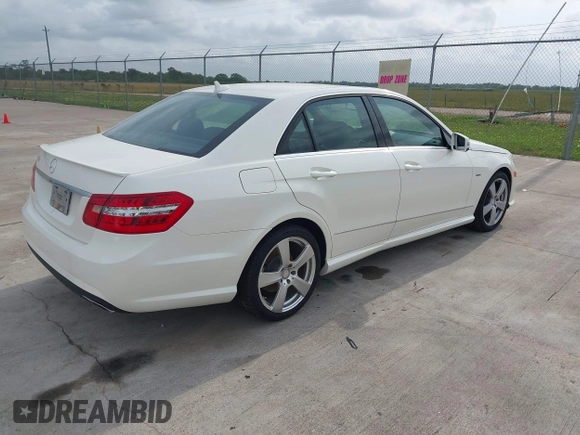 2012 Mercedes-Benz E 350 Luxury with VIN WDDHF5KB3CA627289, listed as a IAAI auction lot 42153095 with 110,417 mi miles and . Bid and sale history available at DreamBid. Image 4.