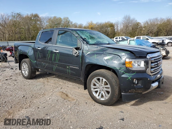 2018 GMC Canyon 4WD SLT with VIN 1GTG6DEN9J1182849, listed as a Copart auction lot 80899194 with 103,030 mi miles and Salvage Title. Bid and sale history available at carsss.com. Image 4.