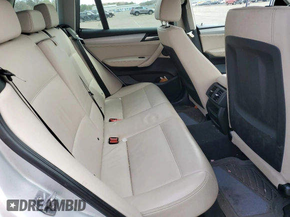 2013 BMW X3 xDrive28i with VIN 5UXWX9C5XD0A30504, listed as a Copart auction lot 53200135 with 52,252 mi miles and Salvage Title. Bid and sale history available at DreamBid. Image 11.
