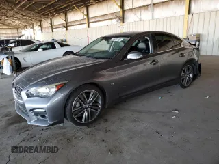 2015 Infiniti Q50 Premium z VIN JN1BV7AP1FM342088, wystawiony jako Copart lot #56920195 z przebiegiem 106 585 mil mil oraz Szkoda całkowita • Salvage title. Historia ofert i sprzedaży dostępna na DreamBid. Obrazek 1.