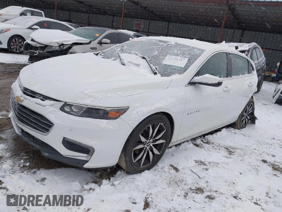 2016 Chevrolet Malibu LT with VIN 1G1ZF5SX1GF206537, listed as a IAAI auction lot 41298217 with 144,438 mi miles and . Bid and sale history available at DreamBid. Image 2.