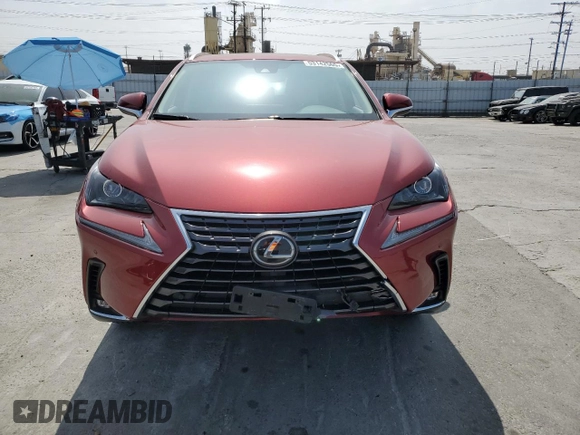 2020 Lexus NX with VIN JTJGARBZ7L5020469, listed as a Copart auction lot 53142565 with 9,260 mi miles and Salvage Title. Bid and sale history available at carsss.com. Image 5.