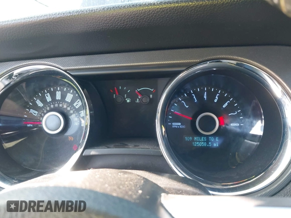 2014 Ford Mustang V6 with VIN 1ZVBP8AM9E5200757, listed as a IAAI auction lot 41976671 with 125,058 mi miles. Bid and sale history available at carsss.com. Image 7.