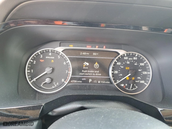 2024 Nissan Pathfinder SV with VIN 5N1DR3BC5RC241608, listed as a Copart auction lot 72323434 with 4,706 mi miles and Salvage Title. Bid and sale history available at carsss.com. Image 9.