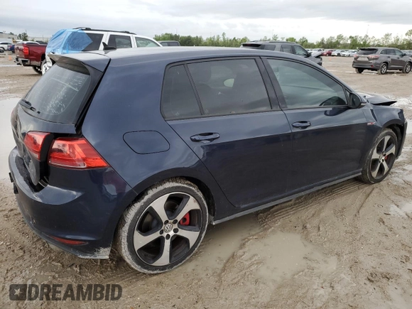 2016 Volkswagen Golf GTI Autobahn w/Performance Pkg with VIN 3VW447AU1GM049468, listed as a Copart auction lot 47206595 with 71,245 mi miles and Salvage Title. Bid and sale history available at carsss.com. Image 3.