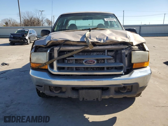1999 Ford F-250 XL with VIN 1FTNW20S5XEF05191, listed as a Copart auction lot 43906685 with Not Provided miles and Salvage Title. Bid and sale history available at DreamBid. Image 5.