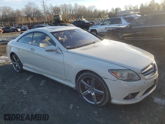 2008 Mercedes-Benz CL-Class V8 with VIN WDDEJ71X98A010416, listed as a Copart auction lot 86632714 with 0 mi miles and Clean Title. Bid and sale history available at carsss.com. Image 4.