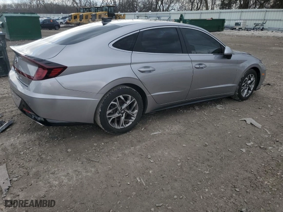 2021 Hyundai Sonata SEL with VIN KMHL64JA4MA145483, listed as a Copart auction lot 53897995 with 41,149 mi miles and Non Repairable. Bid and sale history available at carsss.com. Image 3.