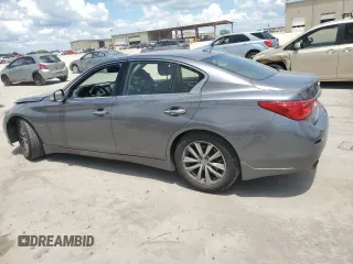 2014 Infiniti Q50 with VIN JN1BV7AP4EM686822, listed as a Copart auction lot 56568735 with 96,133 mi miles and Salvage title. Bid and sale history available at DreamBid. Image 2.
