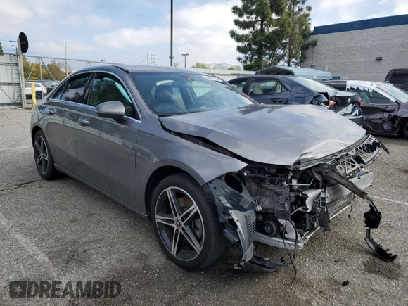2019 Mercedes-Benz A 220 with VIN WDD3G4EB2KW030844, listed as a Copart auction lot 44411065 with 35,260 mi miles and Salvage Title. Bid and sale history available at DreamBid. Image 4.