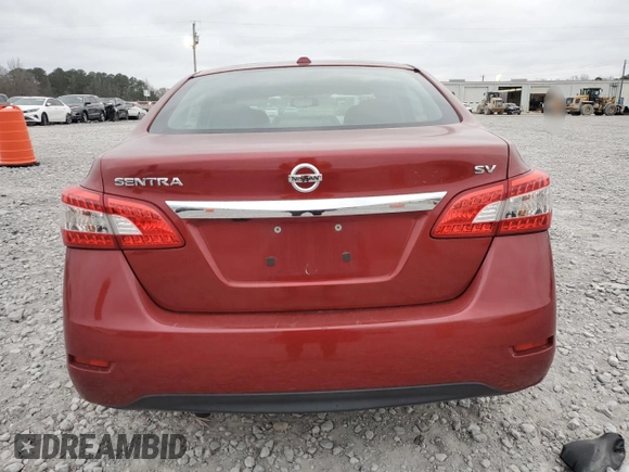 2015 Nissan Sentra SV with VIN 3N1AB7AP8FY315715, listed as a Copart auction lot 49109555 with 175,674 mi miles and Salvage Title. Bid and sale history available at carsss.com. Image 6.