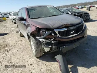 2012 Kia Sorento LX with VIN 5XYKT3A15CG288024, listed as a Copart auction lot 48458575 with 110,643 mi miles and Salvage Title. Bid and sale history available at carsss.com. Image 12.