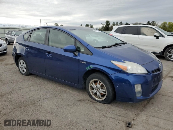 2011 Toyota Prius I with VIN JTDKN3DU2B1441652, listed as a Copart auction lot 53439055 with 179,522 mi miles and Salvage Title. Bid and sale history available at DreamBid. Image 4.