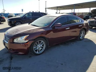 2012 Nissan Maxima 3.5 SV with VIN 1N4AA5APXCC825823, listed as a Copart auction lot 43469335 with 198,672 mi miles and Salvage Title. Bid and sale history available at carsss.com. Image 1.